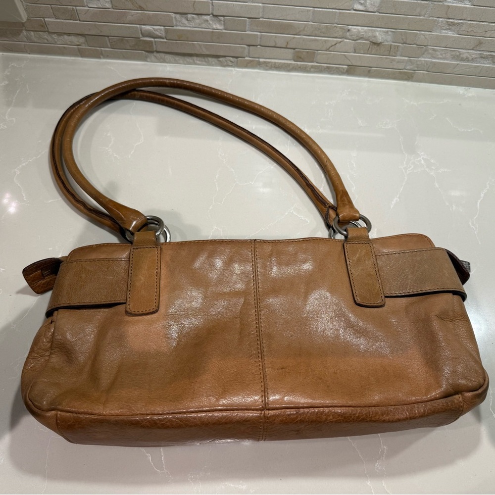 Claudio Ferrici tan leather handbag - Picture 3 of 7